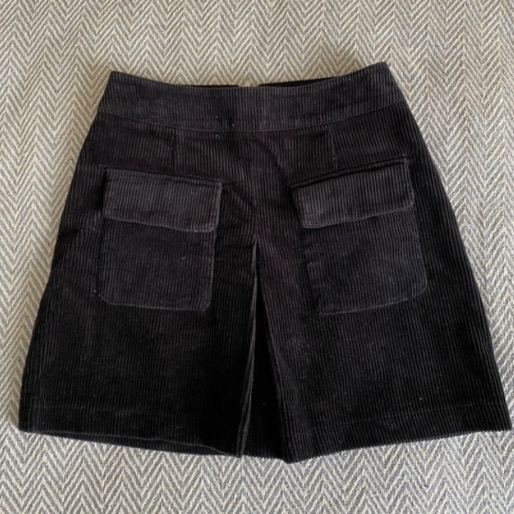 Black BDG Corduroy Mini Skirt